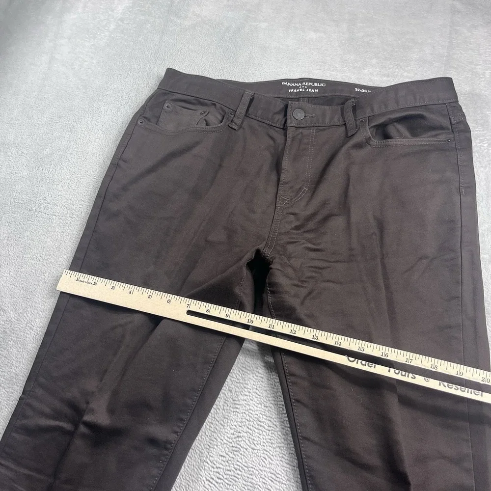 Banana Republic Travel Jean Athletic Fit Jeans Mens Size‎ 32x28* Brown